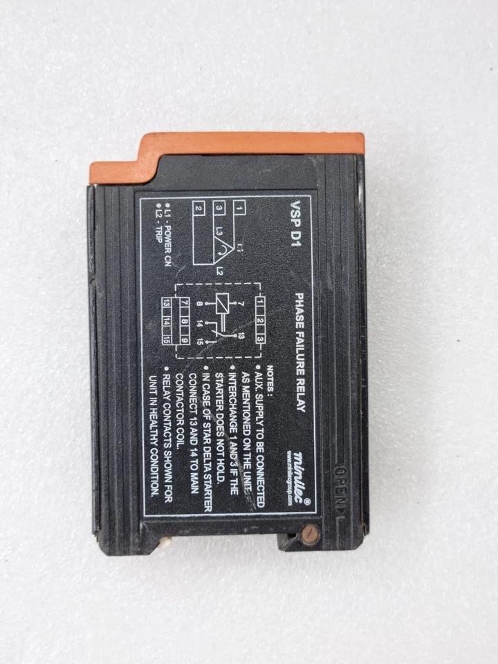 MINILEC VSP D1 PHASE FAILURE RELAY FREE SHIP